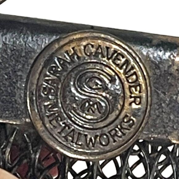 Rare Knot Handcrafted Copper Sarah Cavender Metals Wide Mesh Belt Brutalist MCM - Picture 3 of 5